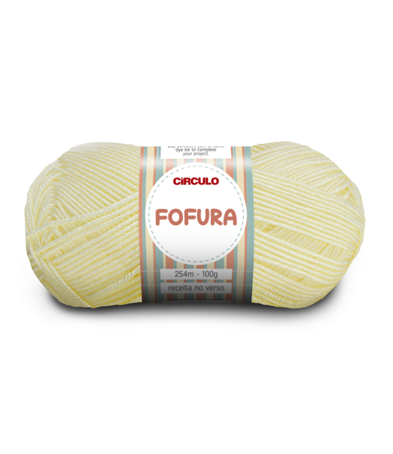 LANA FOFURA CIRCULO 150 CREME